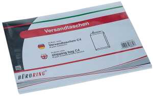 Versandtasche, C4, Haftklebung, weiß, 90g VE = 1 Packung = 25 Stück