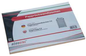 Versandtasche, C4, Papprückwand, Haftklebung, Natron, 110g 10 Stück