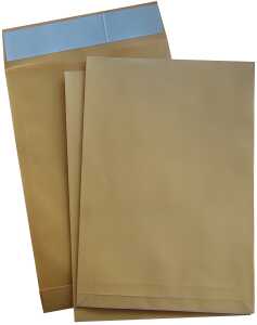 Faltentasche, C4, Haftklebung, Natron, 120g, 20mm