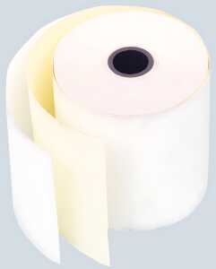 Büroring EC-Cash Rolle, selbst- durchschreibend, 2-fach, weiß/gelb