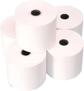 Büroring Thermorolle für Kassen, 12er Kern, 57 mm x 25 m (Ø 46 mm)