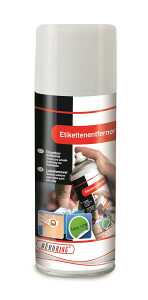 Etikettenablöser Spray zur Entfernung von Etiketten aus Papier