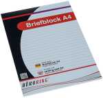 Büroring Briefblock A4/50 Blatt liniert, holzfrei,...