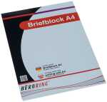 BüroRing Briefblock, A4/50 Blatt, rautiert,...