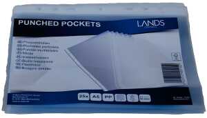 Büroring Prospekthülle, A5, 60my, PP-Folie, genarbt, oben offen