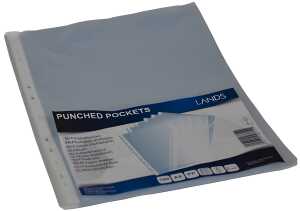 Büroring Prospekthülle, A4, 40my, PP-Folie, geprägt, oben offen