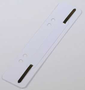 Heftstreifen RC mit Pappdeckleiste, weiß