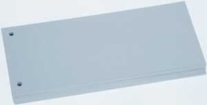 Trennstreifen weiß, Sondermaß 105x228cm, 190g/qm Karton, gelocht