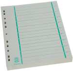 Büroring Trennblätter A4 grün chamois,...