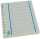 Büroring Trennblätter A4 blau chamois, farbiger Orgadruck