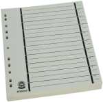 Büroring Trennblätter A4 schwarz chamois,...