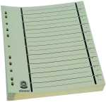 Büroring Trennblätter A4 180g/qm mit...