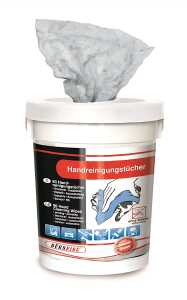 Handreinigungstücher, schnell, gründlich, ohne Wasser