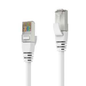 Patchkabel CAT 6A S/FTP, 7,5m, weiß