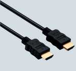 HDMI Kabel, 0,5m, schwarz 4016058013370