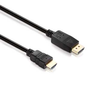 DisplayPort auf HDMI Kabel 3,0m, schwarz