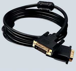 DVI Dual Link Kabel, 5,0m, schwarz