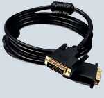 DVI Dual Link Kabel, 5,0m, schwarz
