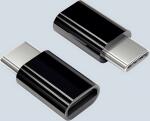 USB-C auf Micro USB Adapter, schwarz