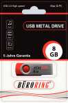 Speicherstick, USB 2.0 mit drehbarer Metall-Abdeckung