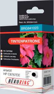 Tintenpatrone schwarz für HP DeskJet 5740,5940,6520,6540,