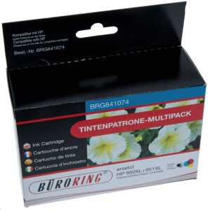 Multipack 4 Farben für HP Office Jet Pro 8600 e, 8600Plus e-