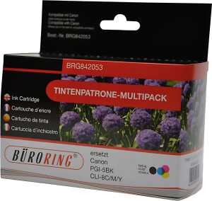 Multipack Tintenpatronen farbig für Canon IP4200,IP4300,IP5200,IP5200R