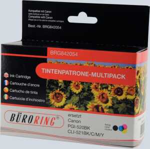 Multipack Tintenpatronen farbig für Canon Pixma IP 3600,IP 4600,MP 540