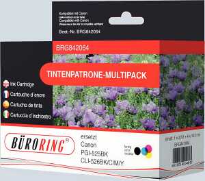 Multipack Tintenpatronen farbig für Canon Pixma IP4850,IP4950,MG5120