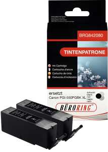 Tintenpatrone Doppelpack schwarz PIXMA iP7250, MG5450, MG5550, MG6350