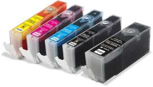 Multipack Tintenpatrone für Canon PIXMA iP7250, MG5450, MG5550,