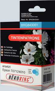 Tintenpatrone cyan für Epson Stylus D78,92,120,120 Network