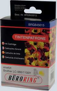 Tintenpatrone yellow für Brother DCP-145C,-165C, -185C -185C,-385C