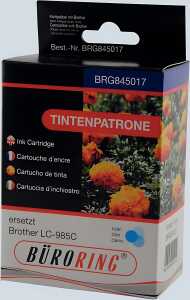 Tintenpatrone cyan für Brother für DCP-J-125,-315W,-515W