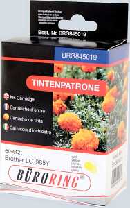 Tintenpatrone gelb für Brother für DCP-J-125,-315W,-515W