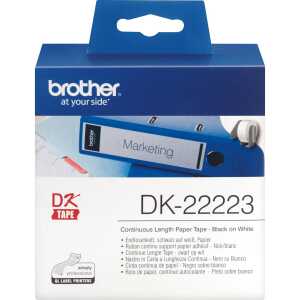 Thermoetikette 50mmx30,5m weiß BROTHER DK22223