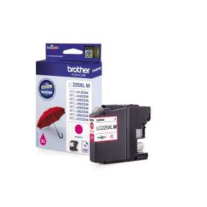 Brother Original Brother Tintenpatrone magenta (LC-225XLM)