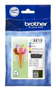 Value Pack sw,c,m,y BROTHER LC3213VALDR