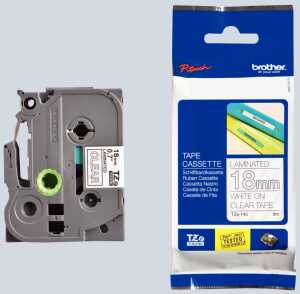 Schriftbandkassette TZE145 laminiert, 18mm breit/8m lang