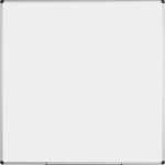 Whiteboard 120 x 120 cm mit Aluminiumrahmen, emalliert