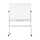 Whiteboard 120 x 120 cm mobil drehbare Tafel