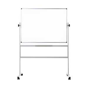 Whiteboard 150 x 120 cm mobil drehbare Tafel