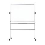 Whiteboard 150 x 120 cm mobil drehbare Tafel