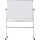 Whiteboard 150 x 120 cm mobil, drehbare Tafel, emalliert