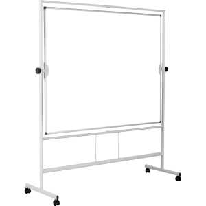 Whiteboard 180 x 120 cm mobil drehbare Tafel