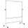 Whiteboard 200 x 100 cm mobil drehbare Tafel