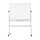 Whiteboard 90 x 60 cm mobil drehbare Tafel