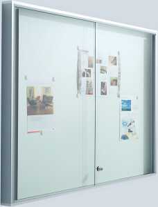 Schaukasten Innen 12 x Din A4 Spezial-Alurahmen 50 x 15