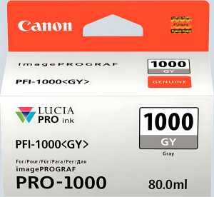 Tinte PFI-1000GY für Pro-1000, grau, Inhalt: 80 ml