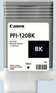 Tinte PFI-120BK, schwarz für iPF TM200, TM205, TM300, TM305